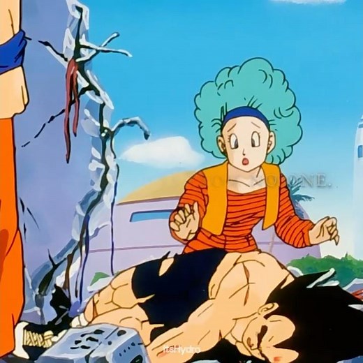 The moment when Bulma fell for Vegeta | Dbz #vegeta #dragonball