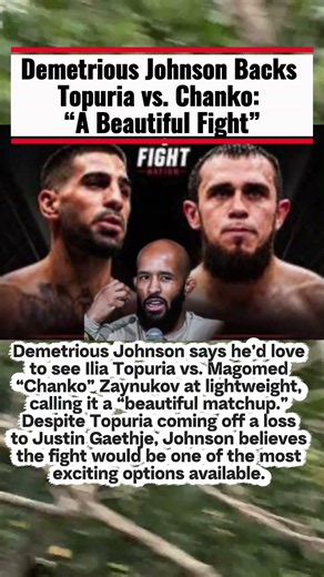 Demetrious Johnson Backs Ilia Topuria vs. Magomed Zaynukov Fight #demetriousjohnson #ufc #ufcnews