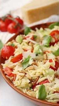 Lemon Orzo Salad Recipe 🍋🥗