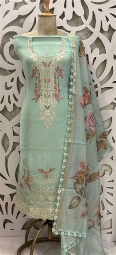 premium mil cotton silk suits design #Shorts#viralvideo#trending