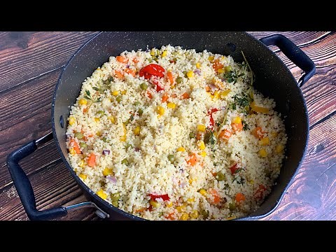 Mix Vegetable Couscous Ready in 10 minutes || TERRI-ANN’S KITCHEN