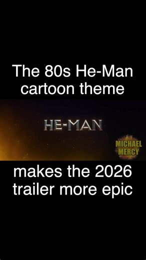 By the power of the 80s He-Man cartoon theme music! ⚡💪 #heman #motu #mastersoftheuniverse #filmation #mashup | Michael Mercy