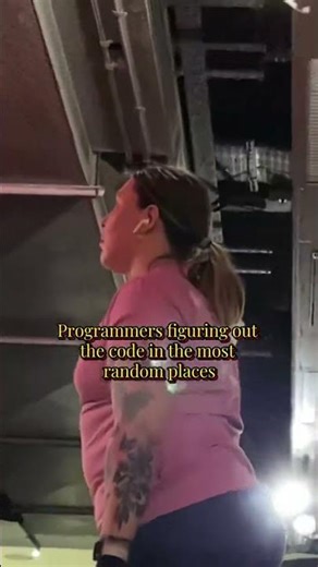 Programmers figuring out their code in the most random places #programmer #softwareengineer