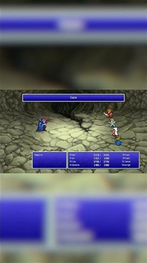 FF1 Vampire Instant Kill Success