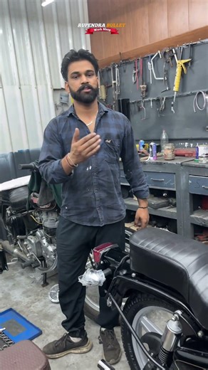 Bulllet engine paint procees #royalenfield #rupendrabulletworkshop #paint #repaint