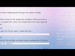How to Assign Multiple Variables from a List in Python