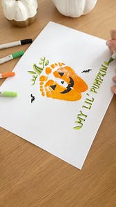 My lil’ pumpkin 👣🎃 Such a cute keepsake idea to try this fall! All you need is orange paint some green & black paint markers 🍂🖌️ Perfect way to capture those tiny feet before they grow too big 💛 👉 Save this for later & tag a friend who would love this idea! #toddleractivity #babyactivity #toddlercraft #babycrafts #fallkeepsake #diycraft #pumpkincrafts #cutestpumpkin #jackolantern #babykeepsake #craftideas #halloweencraft | Yohee Home