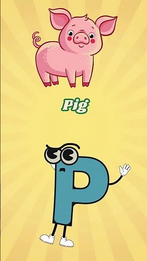 ABC Phonics Showdown Letter P Takes Centre Stage for Kids!