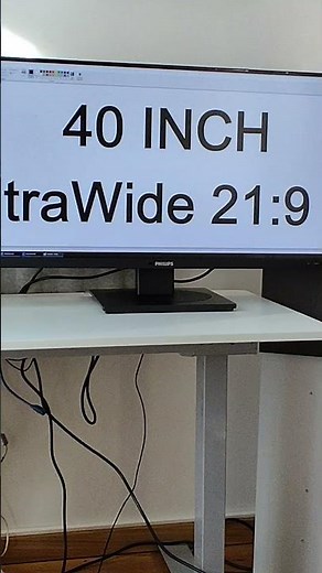 27-Inch vs 40-Inch Monitor – Side by Side Size Comparison!