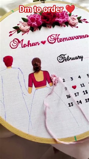 Dm to order💖#handbroidery#handmadegift#millionviews#youtubeshorts@YouTube@youtubecreatorsdiy