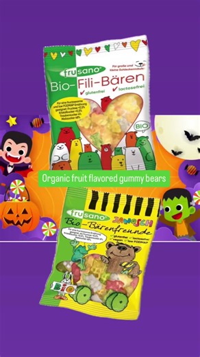 Make sure everyone has a Happy Halloween this year with Frusanos gluten, lactose, fructose free, fodmapped, vegan & organic lollies & candies that taste great with no