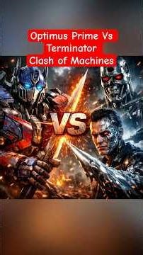 Optimus Prime Vs Terminator clash of machines #transformers #optimusprime #terminator