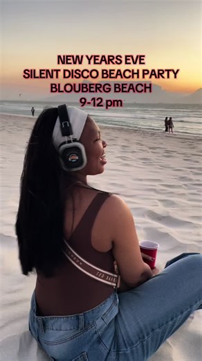 New Year's Eve Silent Disco Beach Party at Blouberg