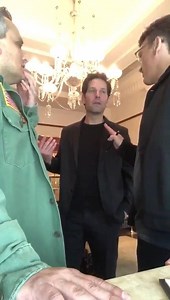 522K views · 4K shares | Paul Rudd tries to get Avengers: Endgame spoilers from the Russo Brothers. (Michelle/Nerds Love Art) | Marvel Cinematic Universe | Facebook