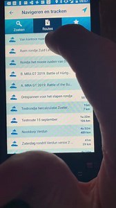 Een route downloaden op je smartphone, voorlopig alleen voor Android, iOS volgt later. | MyRoute-app