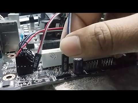 Motherboard Front Panel Configuration|| Connection of F Panel connectors to motherboard ||