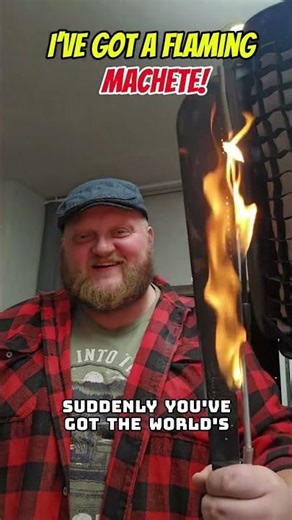 Testing a Machete On Fire for the First Time! 🔥