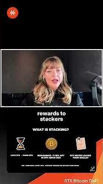 What is Stacking? Earn Bitcoin on Stacks 🧡 #bitcoin #cryptocurrency