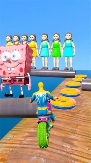 GTA V CRAZY ALIEN VS CRAZY SQUID GAME DOLL FAIL MOMENT#shorts