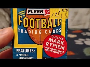 Superbowl Sunday! 1992 Fleer Football! Go Seahawks! Who Do You Want To Win? Patriots or Seahawks?