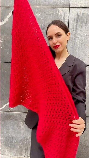 Carmen Crochet Shawl | Easy Crochet Tutorial | PDF Pattern and Video #crochet #knitting