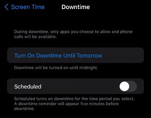 How To Enable Or Disable Downtime On Demand On iPhone Or iPad - iOS Hacker