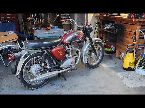 1964 BSA C15 SS80 Project Start To Finish Plus Test Ride