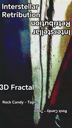 Interstellar Retribution (Infinite 3D Fractal) [HQ Sound #shorts #art