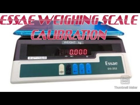 Essae DS 852 Electronic weighing machine setting calibration/ Essae DS-252 calibration 30kg