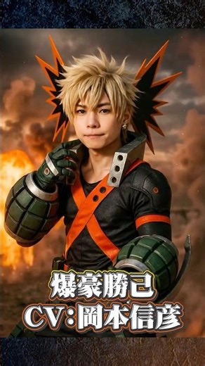 [My Hero Academia] Transform from character to voice actor #Voice actor #My Hero Academia #Live-a...