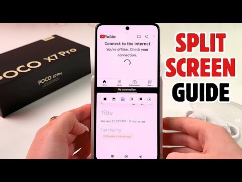 POCO X7 Pro: How to Use Split Screen to Multitask with Two Apps