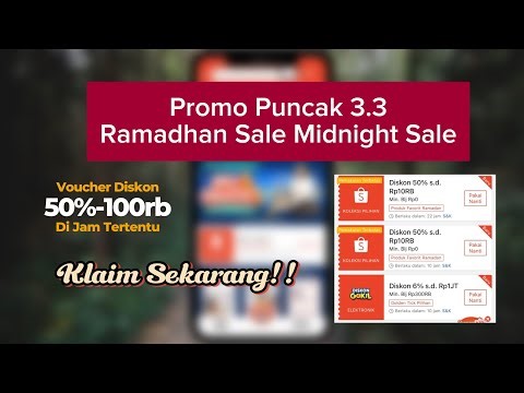 SHOPEE PROMO VOUCHER CODE PUNCAK 3.3 RAMADHAN SALE 2026