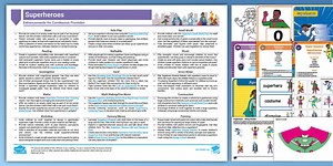 EYFS Superheroes Continuous Provision Planning Ideas Resource Pack (Ages 2-4)