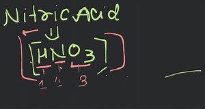 Nitric acid formula... | Filo
