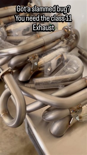 The Perfect Exhaust for your Slammed Aircooled VW Bug