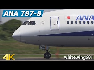 [787 Dreamliner] ANA Boeing 787-8 JA802A TAKE-OFF OSAKA Int'l Airport 大阪国際空港（伊丹空港） 2022.6.3