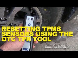 Resetting TPMS Sensors Using the OTC TPR Tool -EricTheCarGuy