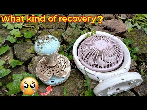 Is it even possible to repair a severely damaged, scrapped mini fan like this?