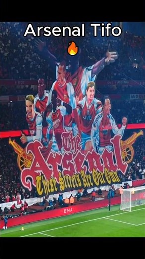 Arsenal Fans Unveil Stunning Butterfly-Shaped Tifo