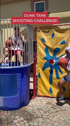 DUNK TANK SHOOTING CHALLENGE vs JESSER! Winner Dunks Loser!