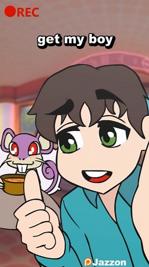 @jazzon_shorts on Instagram: "Rattata used screech 🐀 (Patreon & Merch in bio ❣️) . . . #funny #memes #meme #pokemon #animation"