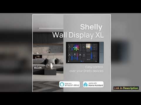 Shelly Wall Display XL Smart Home Control Panel with 101 Touch Display Control Shelly Built Relay