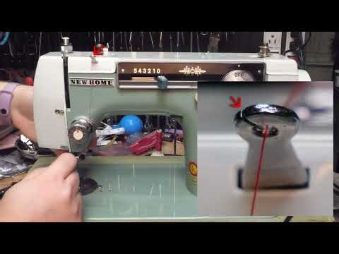 New Home 447 Threading