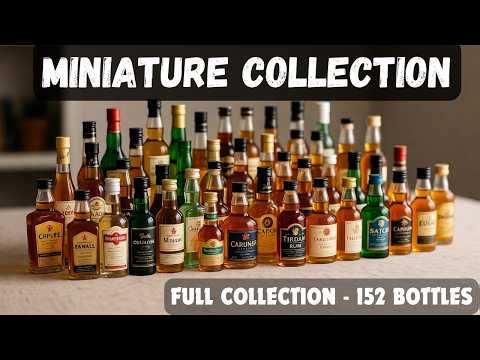 Miniature Alcohol Bottle Collection 2025 | Mini Liquor Bottles | Whisky Rum Gin Tequila #miniature