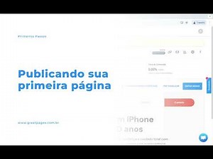 Publicando sua página no GreatPages