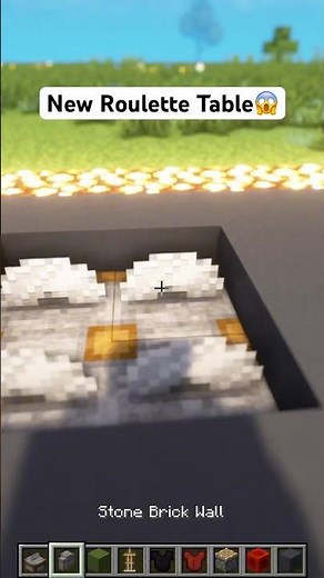 New Roulette Table in Minecraft😱#minecraft #minecrafttutorial #shorts