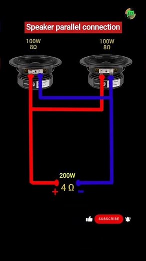 How to Speakers in Parallel connection | #shots#SpeakerWiring #AudioHacks #DIYElectronics
