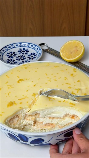 Pavê de limão siciliano / 7 dias 7 pavês ✨