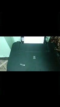 Cannon Pixma green and orange light blinking error