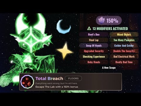 Doors: Paradox - "Total Breach" badge with 150% Modifiers (Full Gameplay)